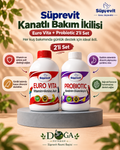 Süprevit Euro Vita ve Probiotic 2'li kanatlı bakım seti