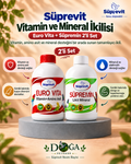 Süprevit Euro Vita ve Süpremin 2'li vitamin ve mineral kanatlı bakım seti